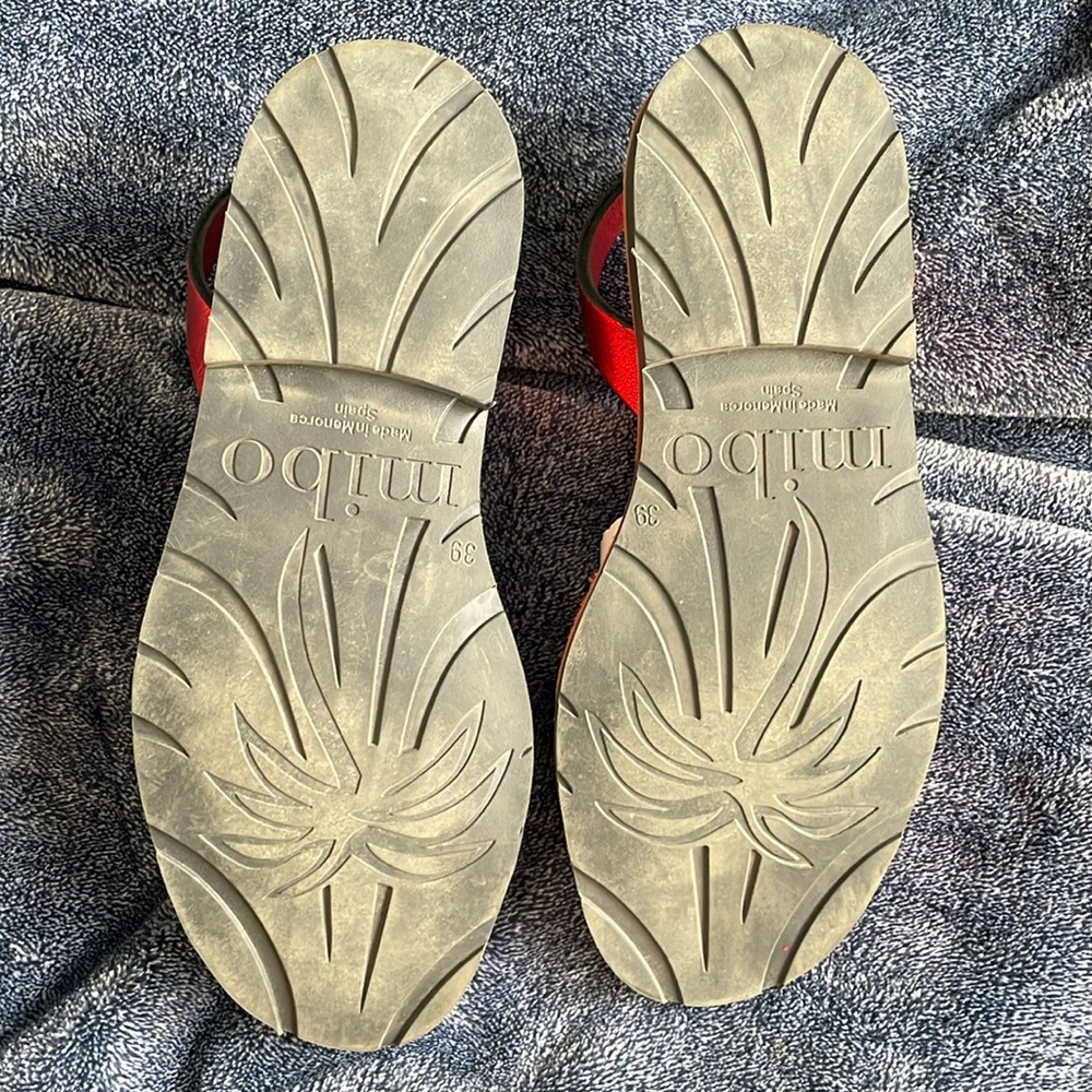 Mibo Red glitter Sandals size 39 - Picture 3 of 3
